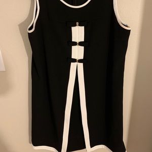 Black and White Cocktail Dress
